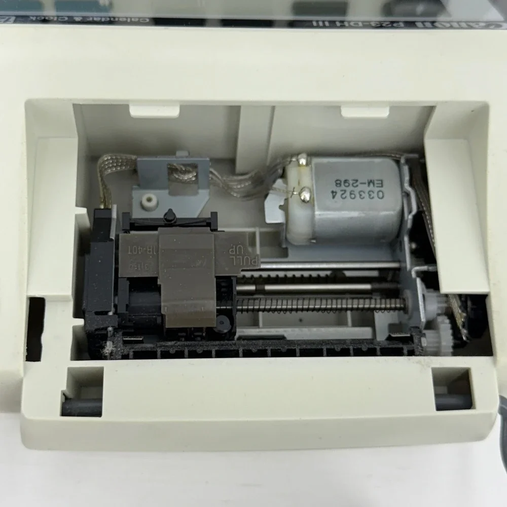 Canon P23-DH III Printing Calculator 12 Digit Beige Excellent‎ AC Adapter